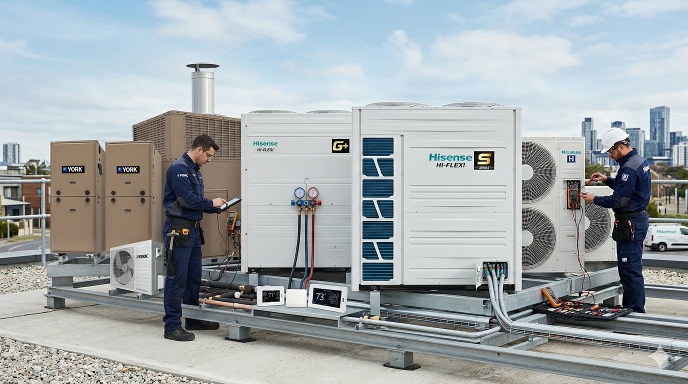 Climatización industrial en Guayaquil — instalación de equipos York y Hitachi por Inmilenio